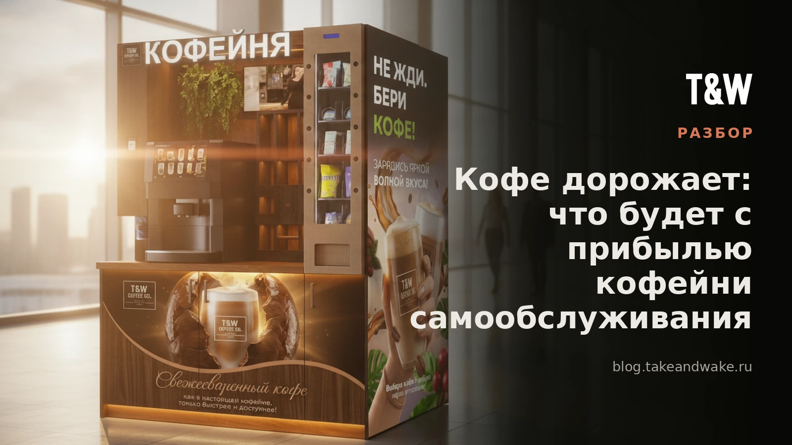 Кофе дорожает: что будет с прибылью кофейни самообслуживания