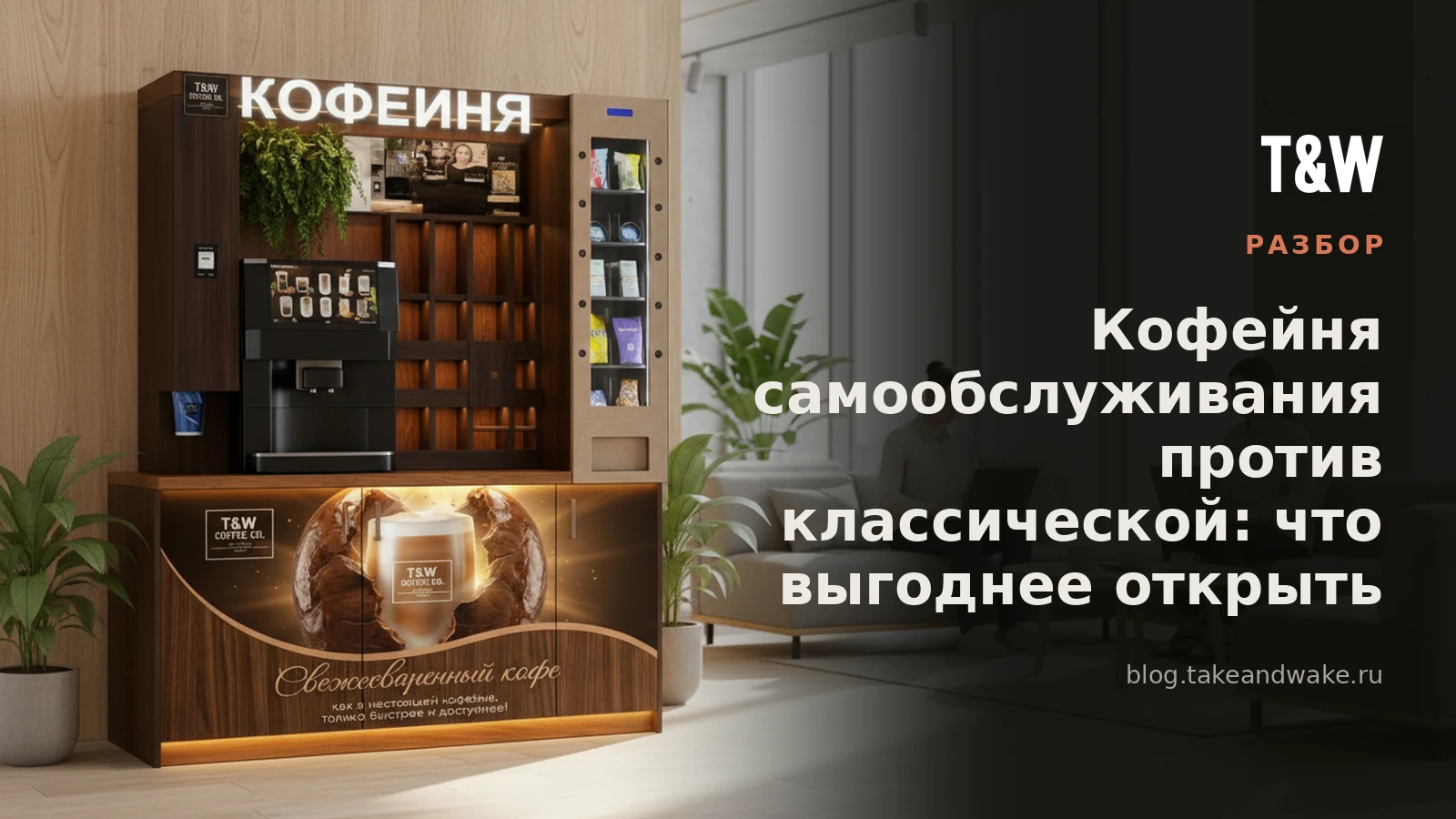 Кофейня самообслуживания против классической: что выгоднее открыть