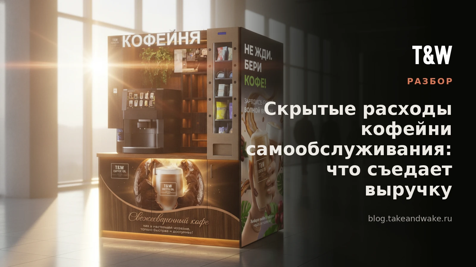 Скрытые расходы кофейни самообслуживания: что съедает выручку